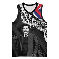 Personalised Hawaii Prince Kuhio Basketball Jersey Hawaiian Maile Lei LT05 Unisex Black - Polynesian Pride