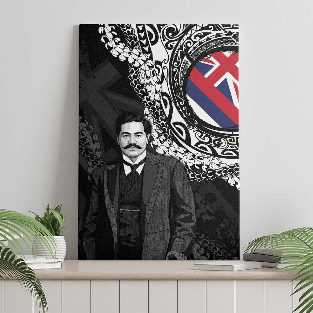 Hawaii Prince Kuhio Canvas Wall Art Hawaiian Maile Lei LT05 - Polynesian Pride