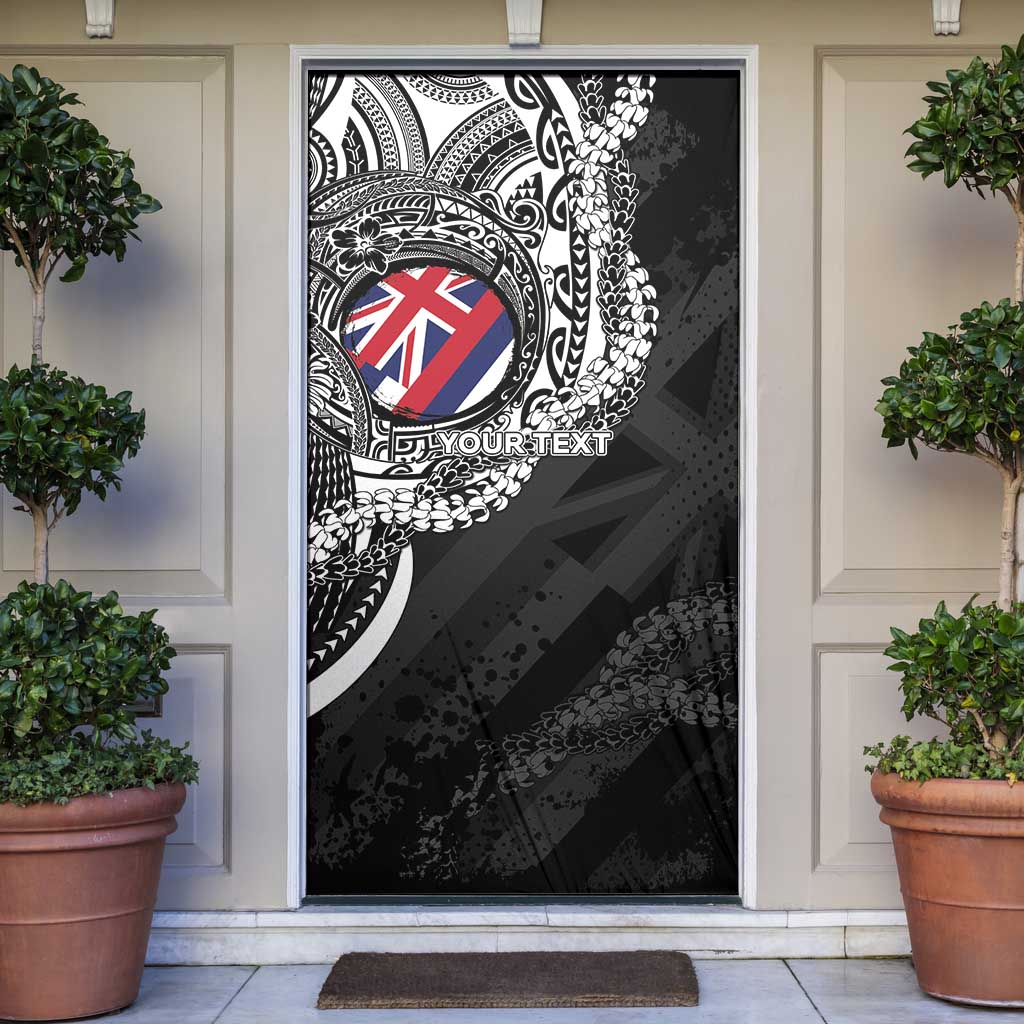 Personalised Hawaii Prince Kuhio Door Cover Hawaiian Maile Lei