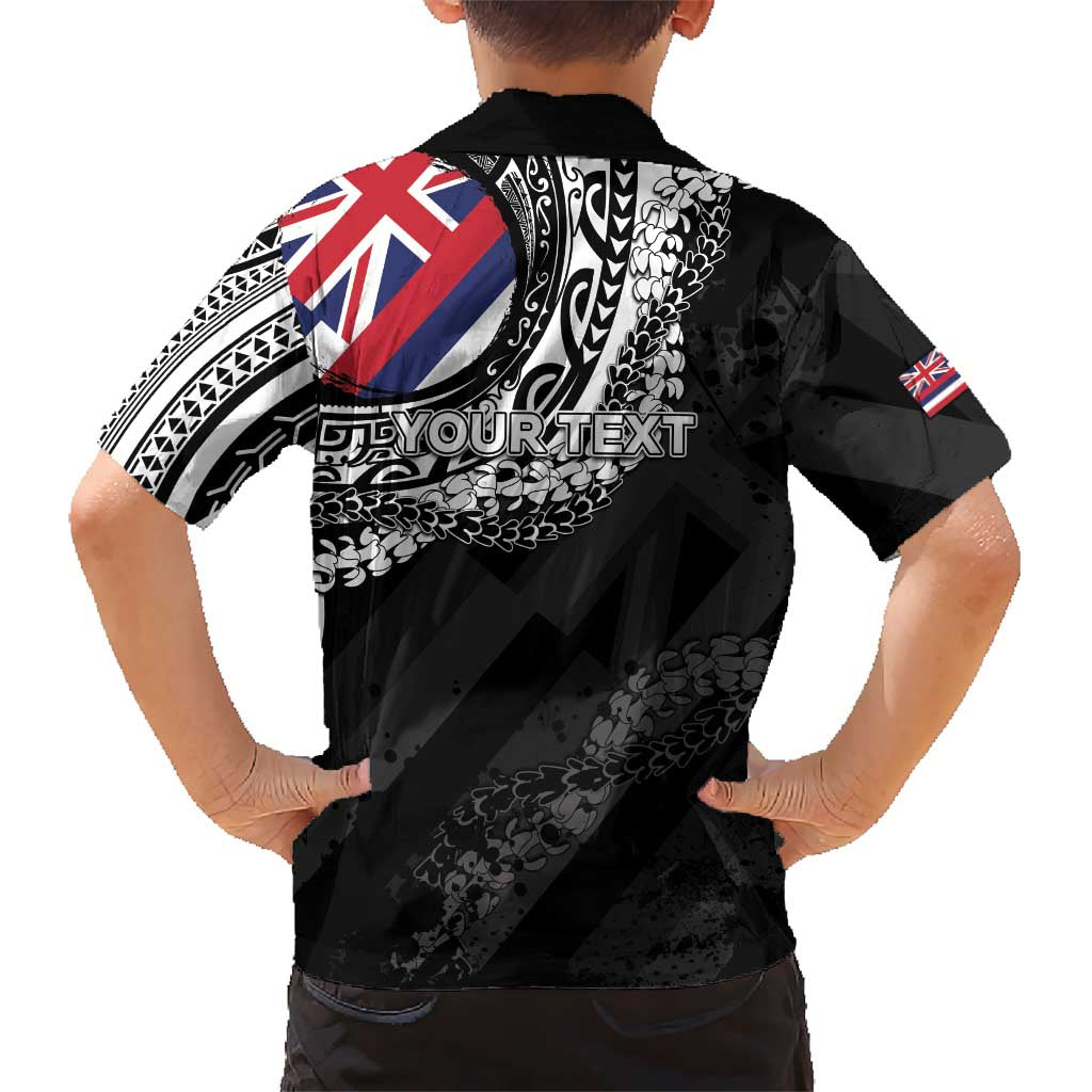 Personalised Hawaii Prince Kuhio Family Matching Long Sleeve Bodycon Dress and Hawaiian Shirt Hawaiian Maile Lei