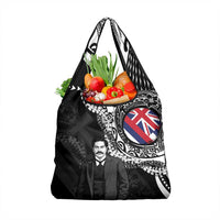 Hawaii Prince Kuhio Grocery Bag Hawaiian Maile Lei LT05 1-pack One Size Black - Polynesian Pride
