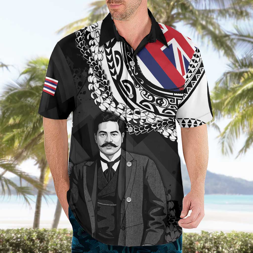 Personalised Hawaii Prince Kuhio Hawaiian Shirt Hawaiian Maile Lei LT05 - Polynesian Pride