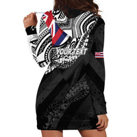 Personalised Hawaii Prince Kuhio Hoodie Dress Hawaiian Maile Lei LT05 - Polynesian Pride