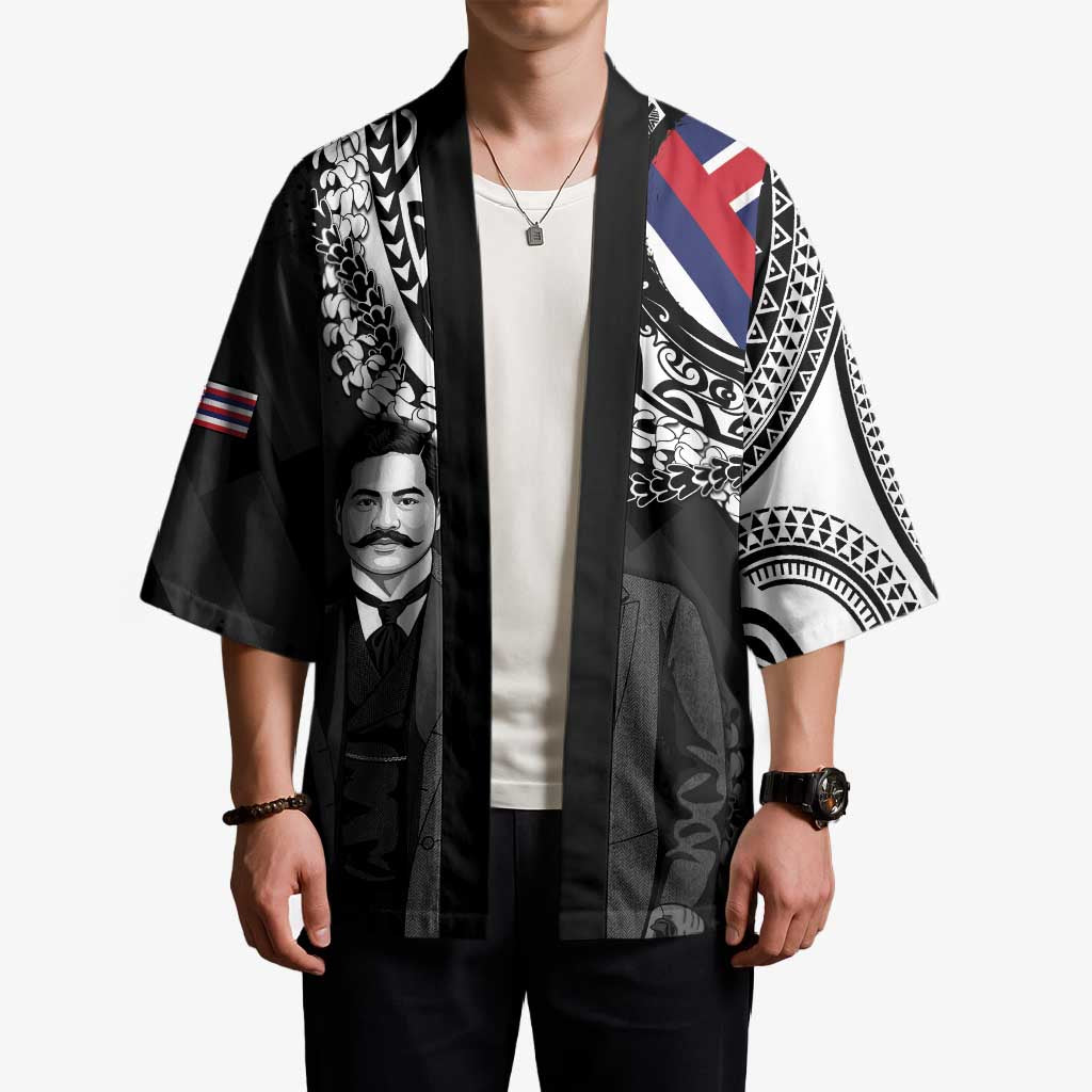 Personalised Hawaii Prince Kuhio Kimono Hawaiian Maile Lei LT05 - Polynesian Pride