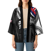 Personalised Hawaii Prince Kuhio Kimono Hawaiian Maile Lei LT05 - Polynesian Pride