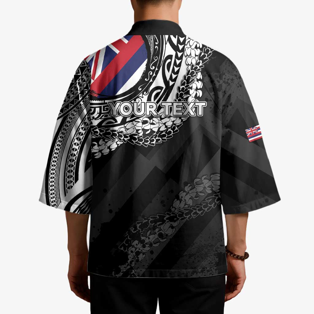 Personalised Hawaii Prince Kuhio Kimono Hawaiian Maile Lei LT05 - Polynesian Pride