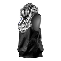 Personalised Hawaii Prince Kuhio Sleeveless Hoodie Hawaiian Maile Lei LT05 - Polynesian Pride