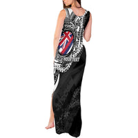 Personalised Hawaii Prince Kuhio Tank Maxi Dress Hawaiian Maile Lei LT05 - Polynesian Pride