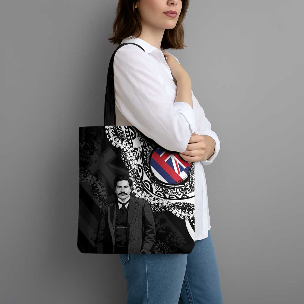 Hawaii Prince Kuhio Tote Bag Hawaiian Maile Lei LT05 - Polynesian Pride