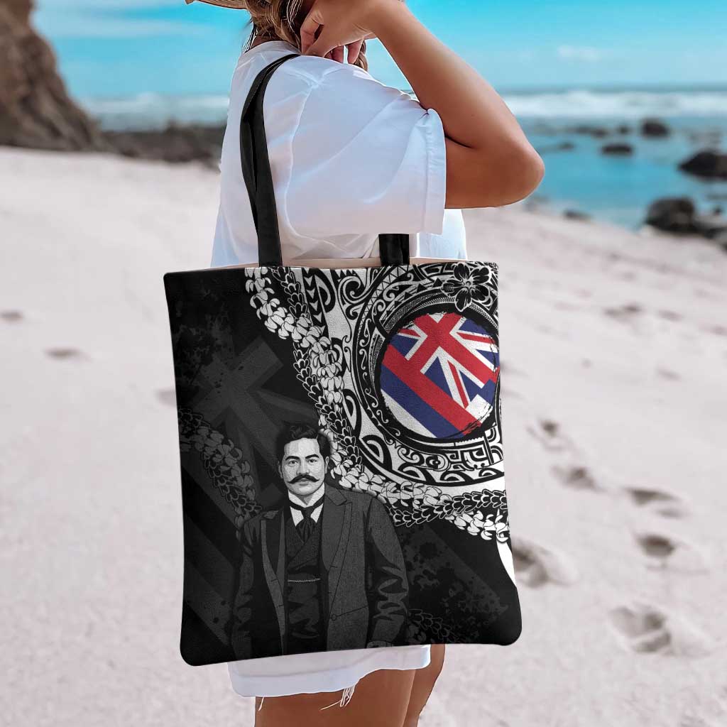 Hawaii Prince Kuhio Tote Bag Hawaiian Maile Lei LT05 - Polynesian Pride