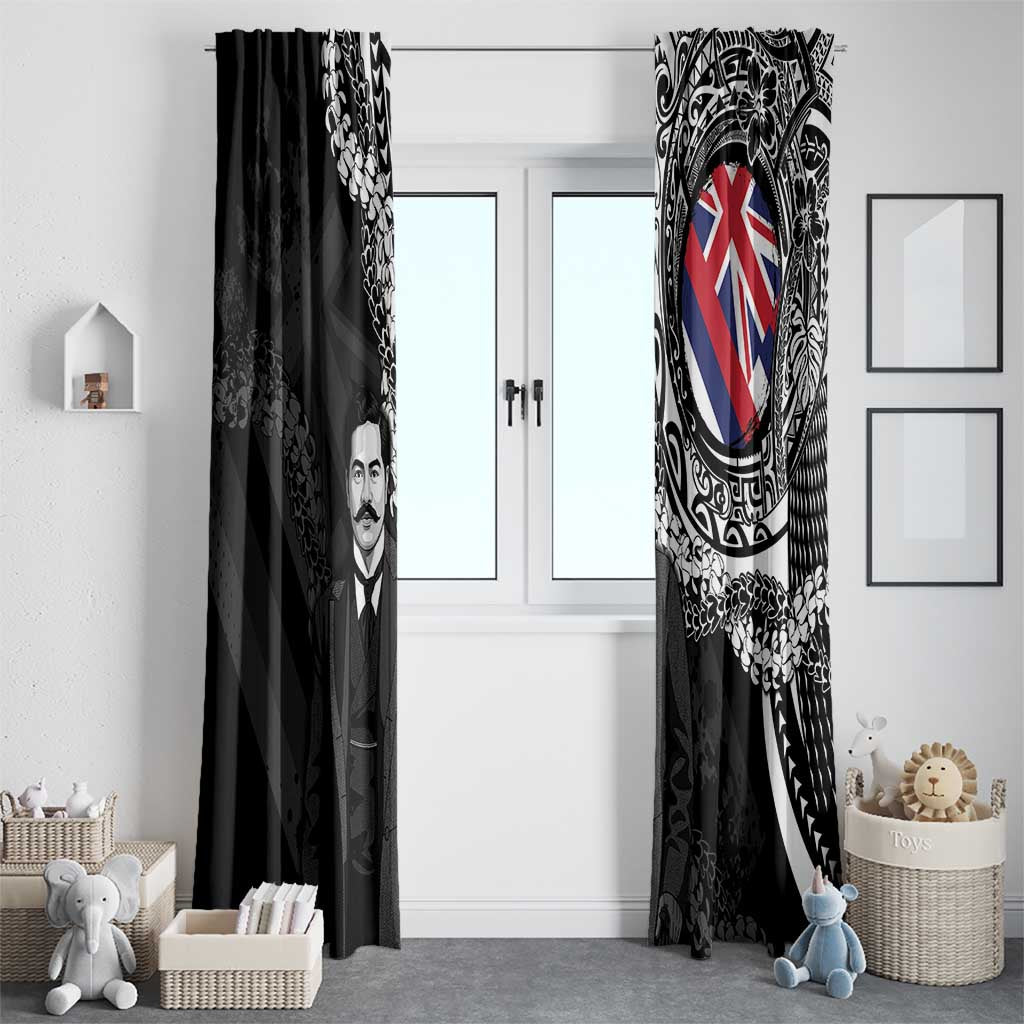 Hawaii Prince Kuhio Window Curtain Hawaiian Maile Lei LT05 - Polynesian Pride