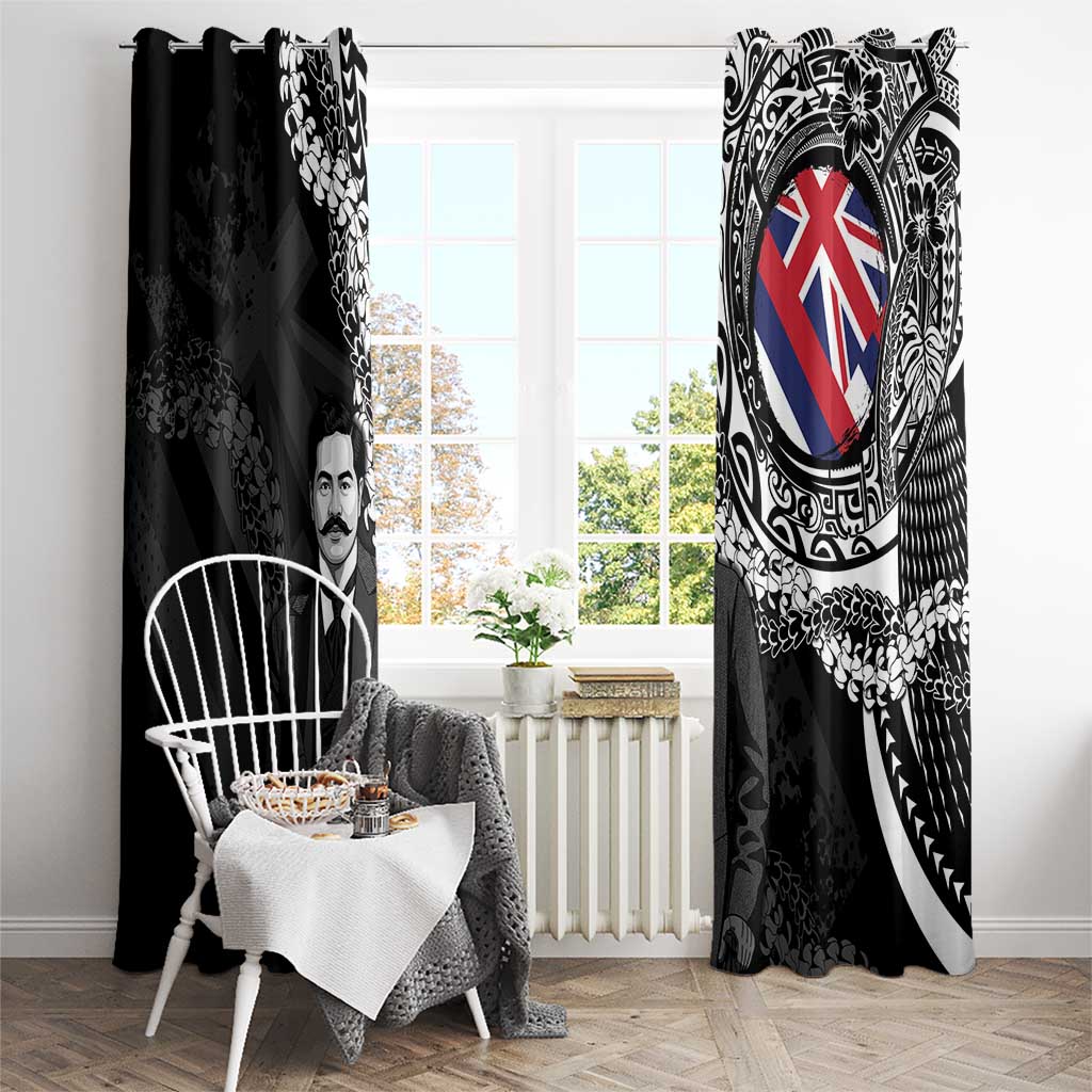 Hawaii Prince Kuhio Window Curtain Hawaiian Maile Lei LT05 - Polynesian Pride