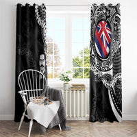 Hawaii Prince Kuhio Window Curtain Hawaiian Maile Lei LT05 - Polynesian Pride