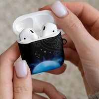 New Zealand Matariki AirPods Case Pleiades Star Cluster Blue Galaxy LT05 - Polynesian Pride