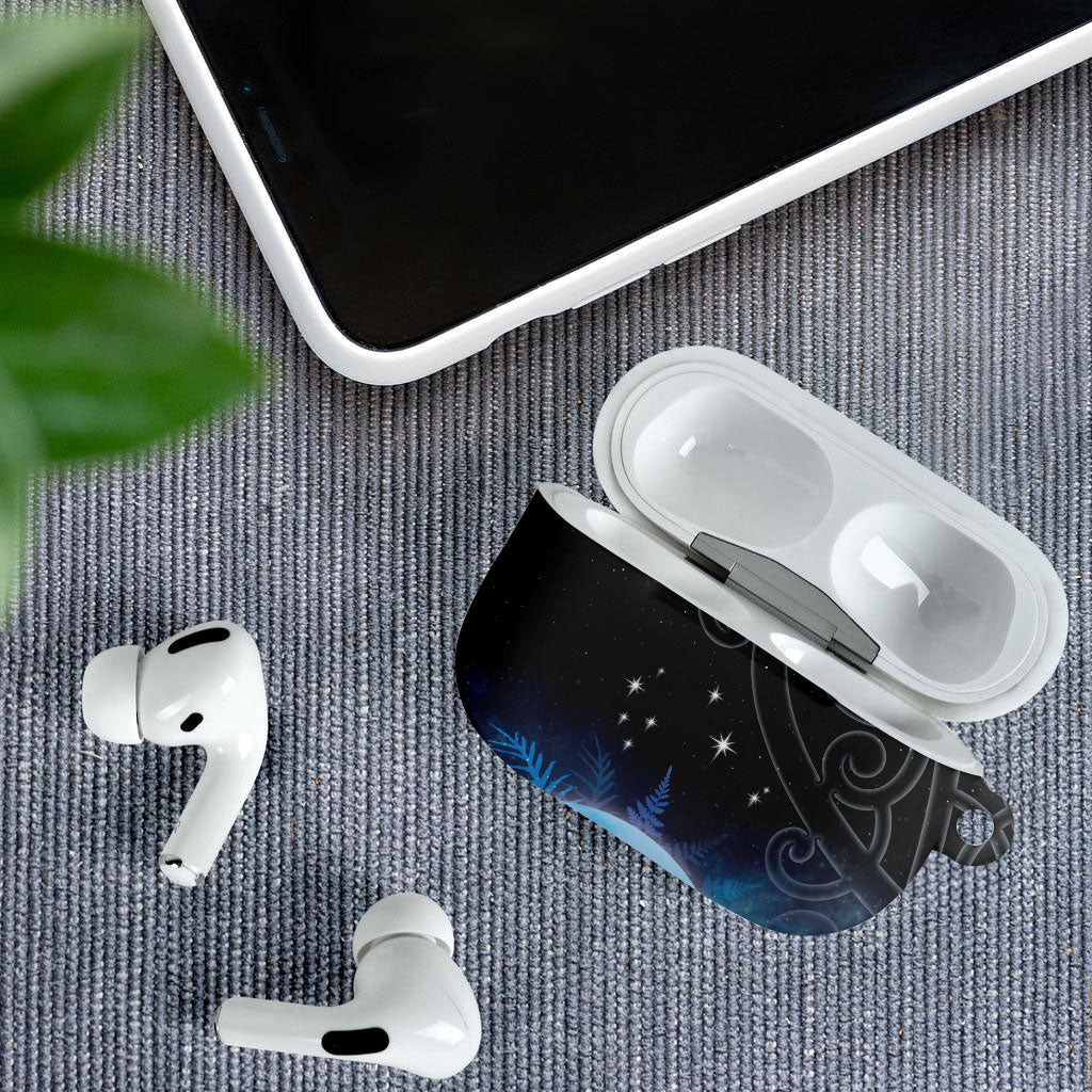 New Zealand Matariki AirPods Case Pleiades Star Cluster Blue Galaxy LT05 - Polynesian Pride