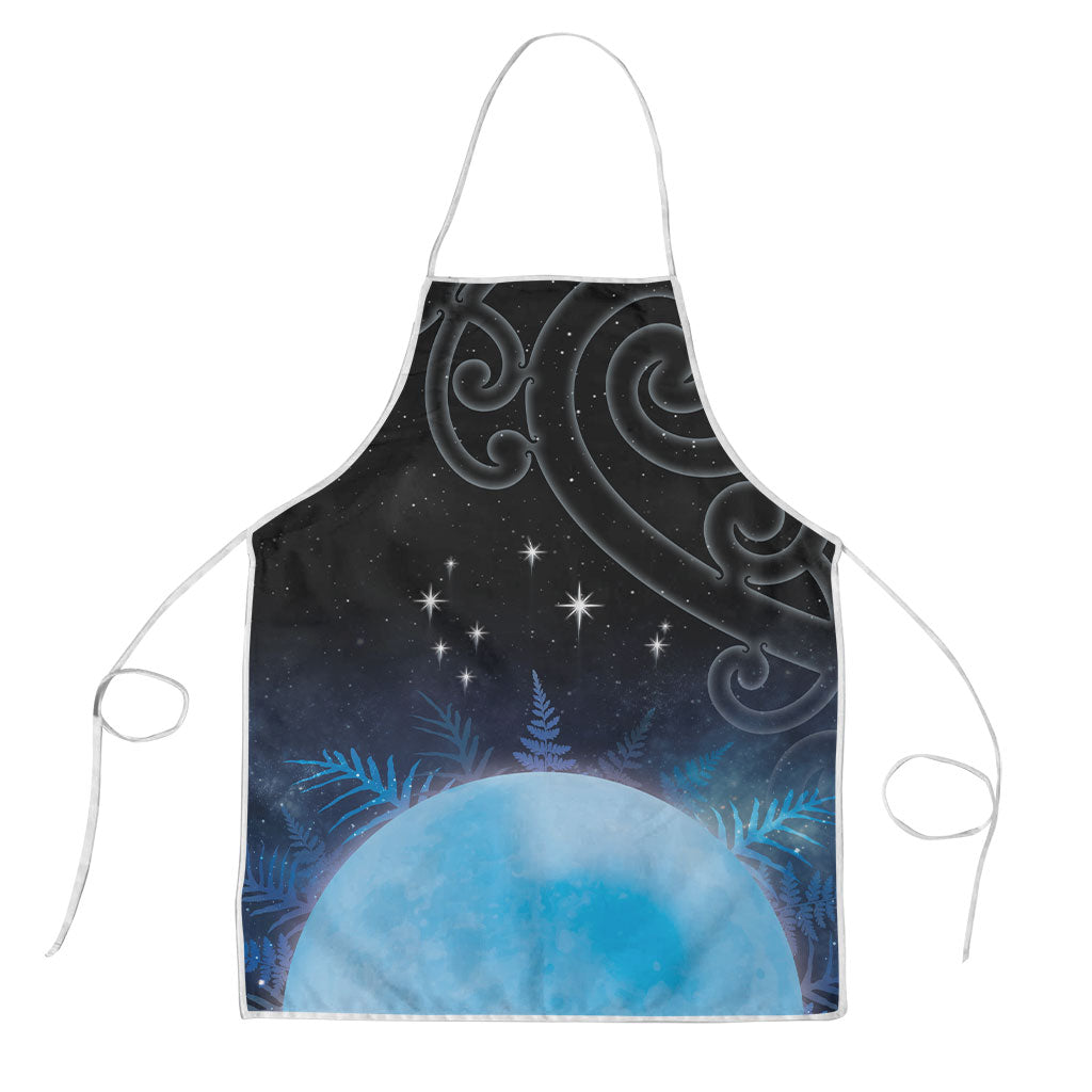 New Zealand Matariki Apron Pleiades Star Cluster Blue Galaxy