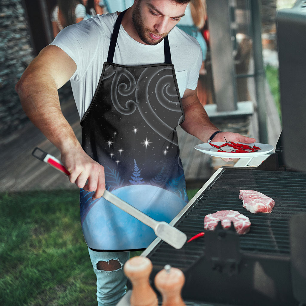 New Zealand Matariki Apron Pleiades Star Cluster Blue Galaxy LT05 - Polynesian Pride
