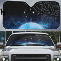 New Zealand Matariki Auto Sun Shade Pleiades Star Cluster Blue Galaxy LT05 Blue - Polynesian Pride