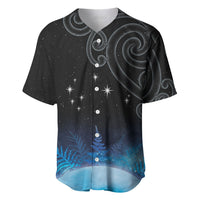 New Zealand Matariki Baseball Jersey Pleiades Star Cluster Blue Galaxy