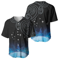 New Zealand Matariki Baseball Jersey Pleiades Star Cluster Blue Galaxy