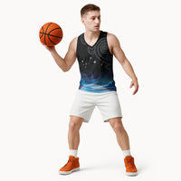 New Zealand Matariki Basketball Jersey Pleiades Star Cluster Blue Galaxy