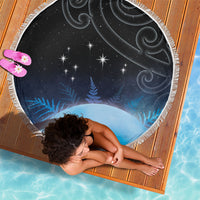 New Zealand Matariki Beach Blanket Pleiades Star Cluster Blue Galaxy LT05 - Polynesian Pride