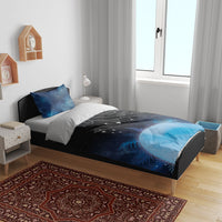 New Zealand Matariki Bedding Set Pleiades Star Cluster Blue Galaxy LT05 - Polynesian Pride