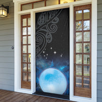 New Zealand Matariki Door Cover Pleiades Star Cluster Blue Galaxy LT05 - Polynesian Pride