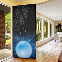 New Zealand Matariki Door Cover Pleiades Star Cluster Blue Galaxy LT05 - Polynesian Pride