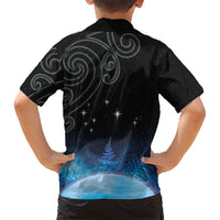 New Zealand Matariki Family Matching Puletasi and Hawaiian Shirt Pleiades Star Cluster Blue Galaxy