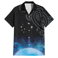 New Zealand Matariki Family Matching Puletasi and Hawaiian Shirt Pleiades Star Cluster Blue Galaxy