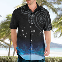 New Zealand Matariki Hawaiian Shirt Pleiades Star Cluster Blue Galaxy LT05 - Polynesian Pride