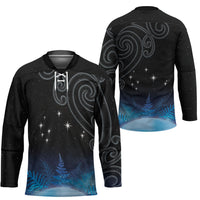 New Zealand Matariki Hockey Jersey Pleiades Star Cluster Blue Galaxy LT05 - Polynesian Pride