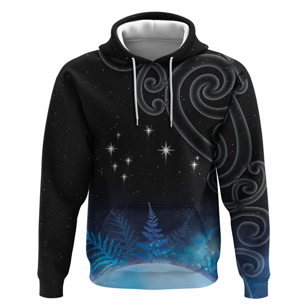 New Zealand Matariki Hoodie Pleiades Star Cluster Blue Galaxy