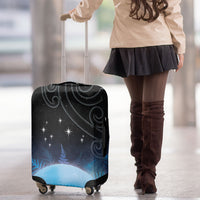 New Zealand Matariki Luggage Cover Pleiades Star Cluster Blue Galaxy LT05 - Polynesian Pride
