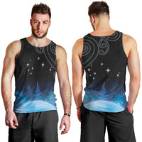 New Zealand Matariki Men Tank Top Pleiades Star Cluster Blue Galaxy LT05 - Polynesian Pride