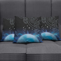 New Zealand Matariki Pillow Cover Pleiades Star Cluster Blue Galaxy