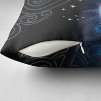 New Zealand Matariki Pillow Cover Pleiades Star Cluster Blue Galaxy