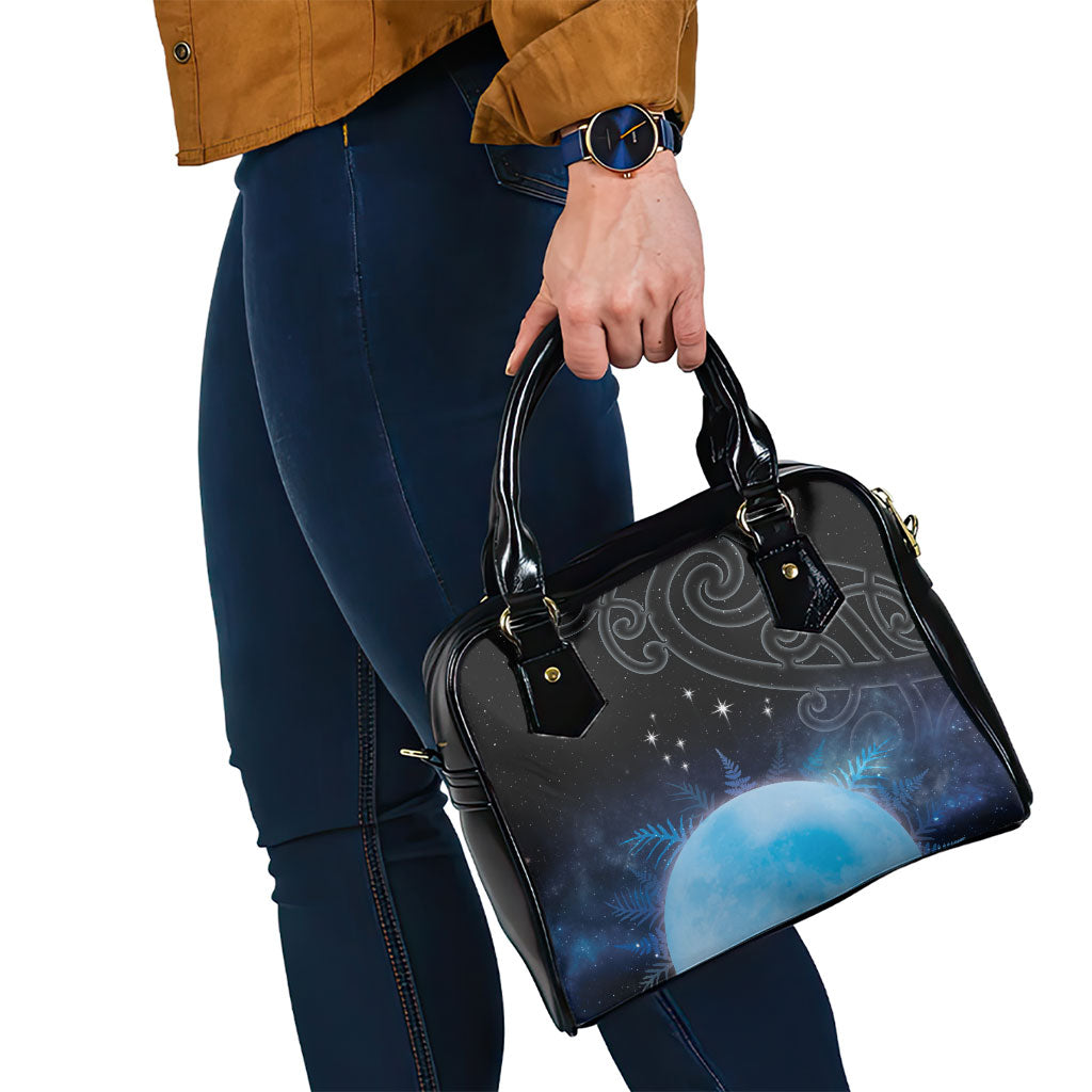 New Zealand Matariki Shoulder Handbag Pleiades Star Cluster Blue Galaxy LT05 - Polynesian Pride