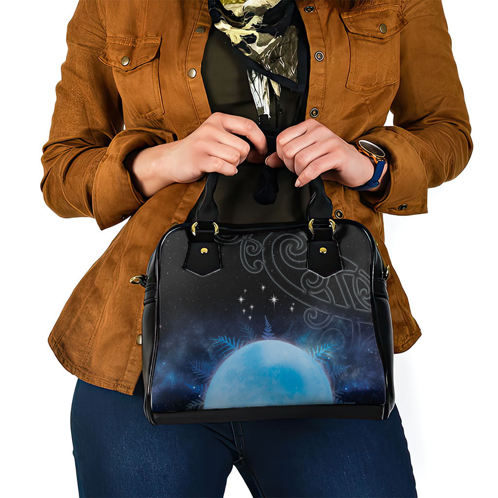 New Zealand Matariki Shoulder Handbag Pleiades Star Cluster Blue Galaxy LT05 - Polynesian Pride