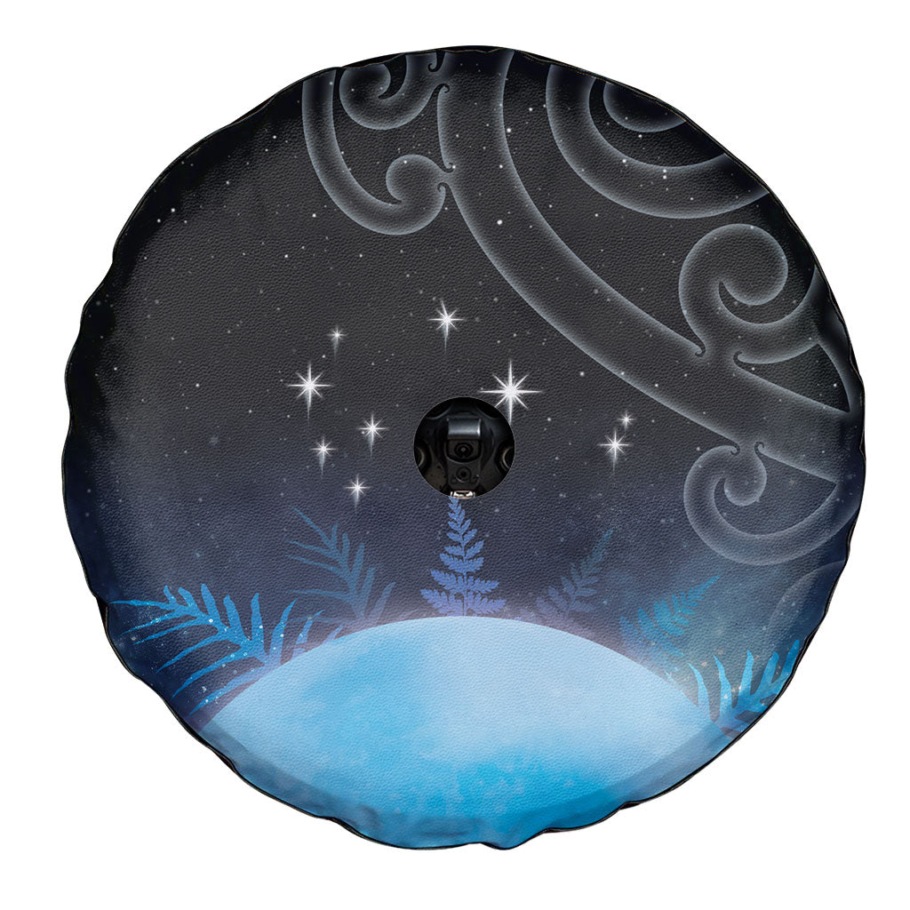 New Zealand Matariki Spare Tire Cover Pleiades Star Cluster Blue Galaxy LT05 - Polynesian Pride