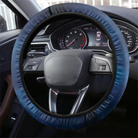 New Zealand Matariki Steering Wheel Cover Pleiades Star Cluster Blue Galaxy LT05 - Polynesian Pride
