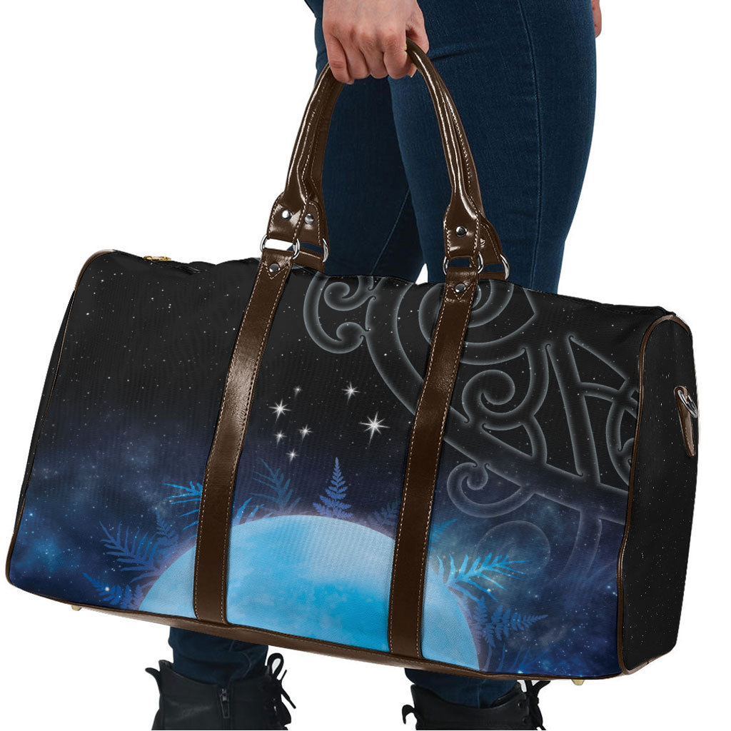 New Zealand Matariki Travel Bag Pleiades Star Cluster Blue Galaxy LT05 - Polynesian Pride