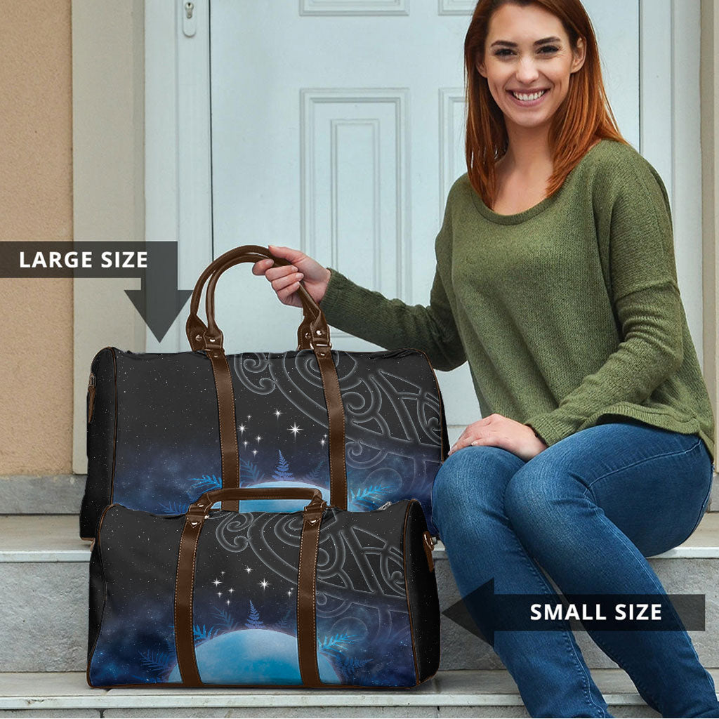 New Zealand Matariki Travel Bag Pleiades Star Cluster Blue Galaxy LT05 - Polynesian Pride