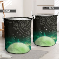 New Zealand Matariki Laundry Basket Pleiades Star Cluster Green Galaxy LT05 - Polynesian Pride