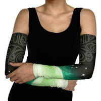 New Zealand Matariki Arm Sleeves Pleiades Star Cluster Green Galaxy LT05 - Polynesian Pride