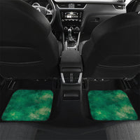 New Zealand Matariki Car Mats Pleiades Star Cluster Green Galaxy LT05 Set 2pcs - Back Green - Polynesian Pride