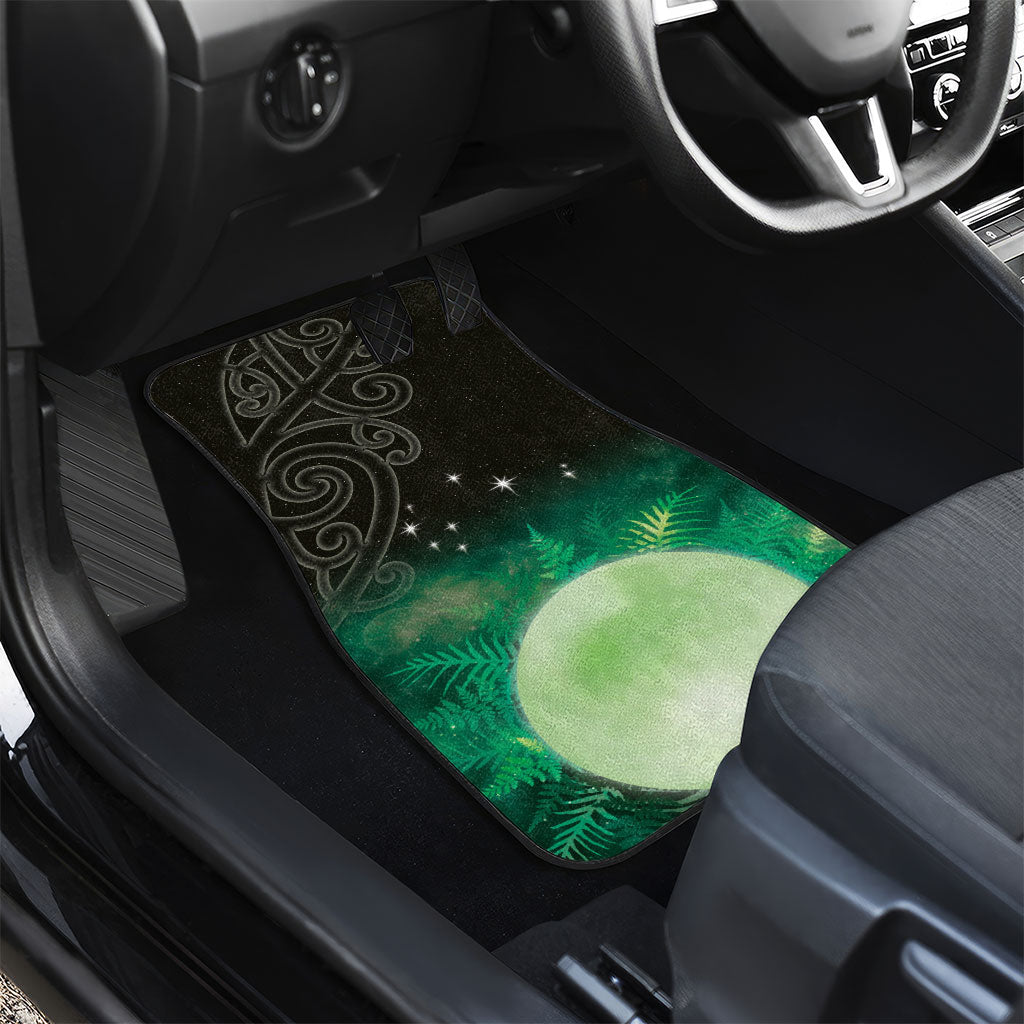 New Zealand Matariki Car Mats Pleiades Star Cluster Green Galaxy LT05 - Polynesian Pride