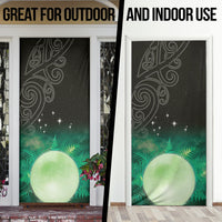New Zealand Matariki Door Cover Pleiades Star Cluster Green Galaxy LT05 - Polynesian Pride
