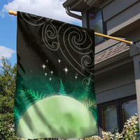 New Zealand Matariki Garden Flag Pleiades Star Cluster Green Galaxy